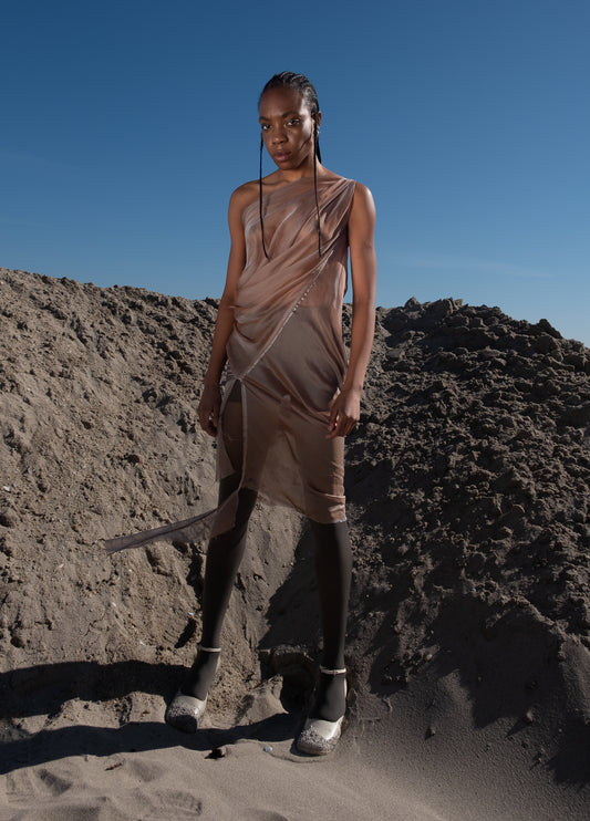 The Iridescent Silk Dress
